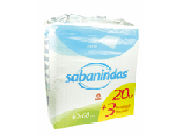 Imagen del producto Sabanindas extra protect 60x60cm 20 und
