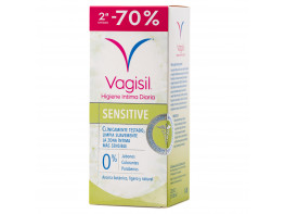 Imagen del producto Vagisil higiene íntima diaria sensitive pack 2x250ml