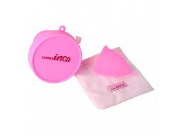 Imagen del producto Farma Inca copa menstrual reutilizable + esterilizador plegable talla M 1u