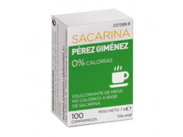 Imagen del producto Pérez Gimenez sacarina 100 comprimidos