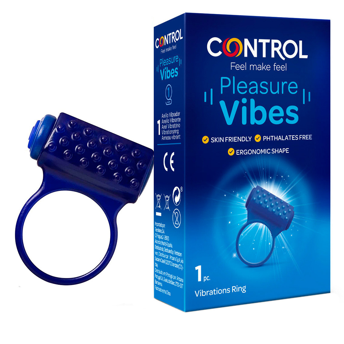 Imagen de Control Pleasure anillo vibrador vibes